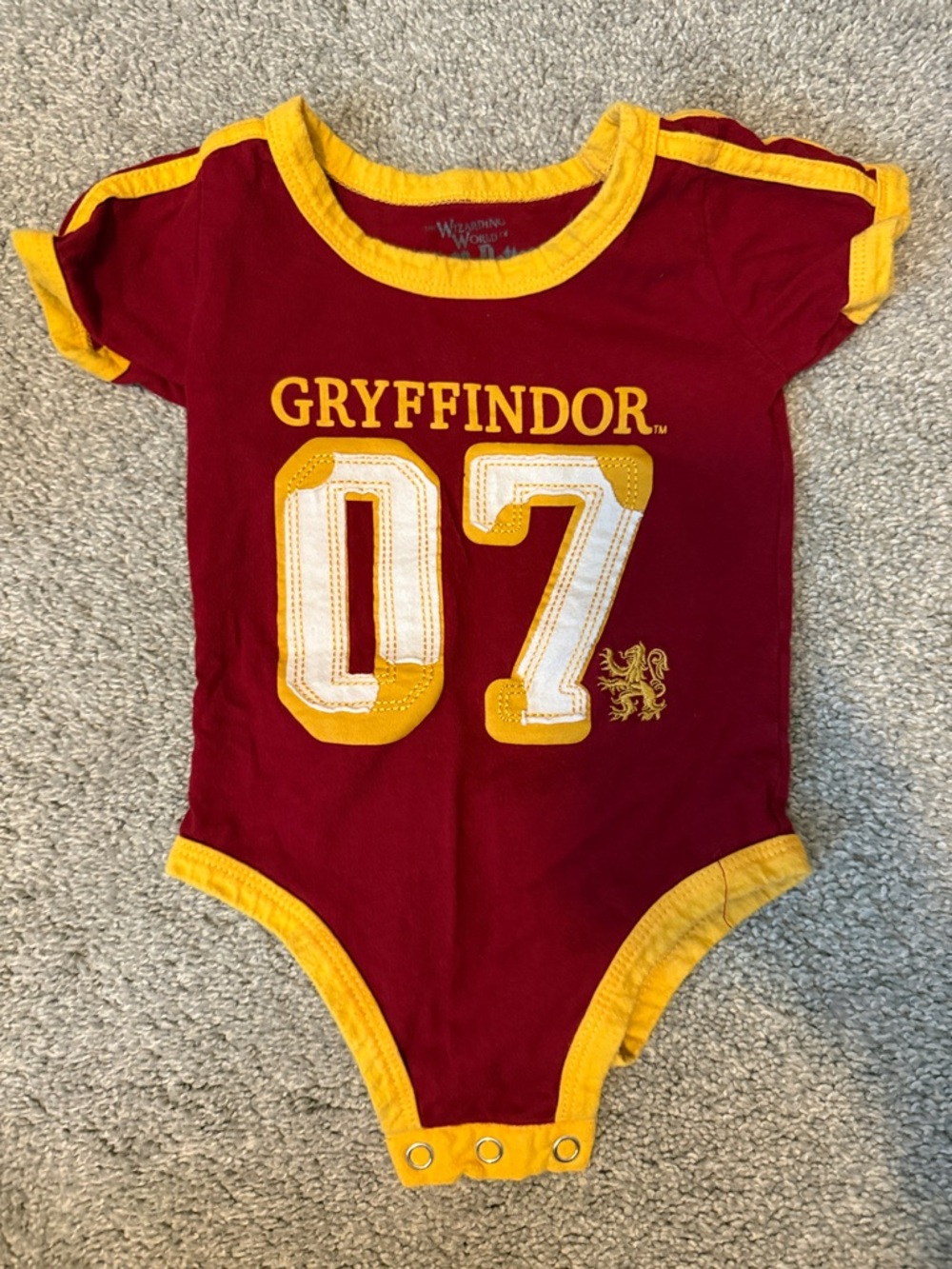 Harry Potter Gryffindor Potter Onesie